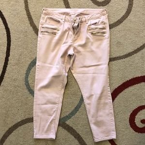 Jennifer Lopez Skinny Ankle pant sz 16 mauve